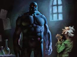 The golem was a mythical  monster man  created by a rabbi in Prague to protect the Jews from anti-Semitic attacks.
